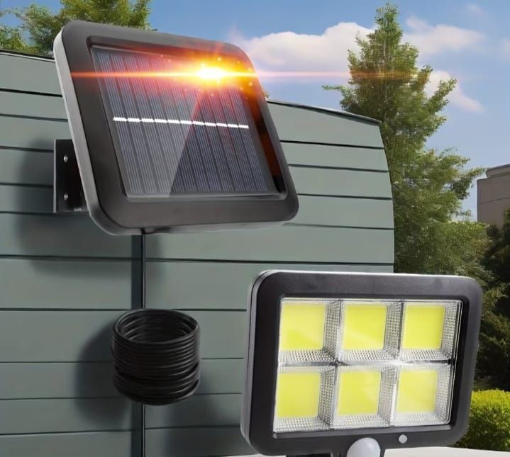 Holofote Solar com Sensor - Novos