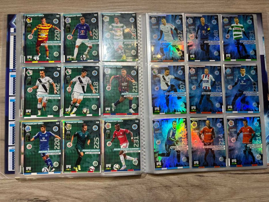 KOMPLETNA Kolekcja Panini Ekstraklasa 2015/16 z Limitkami. Adrenalyn