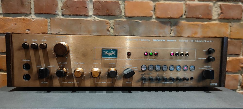 Amplituner Radmor 5102-T Miedziany Dziewiczy !!! Super stan !