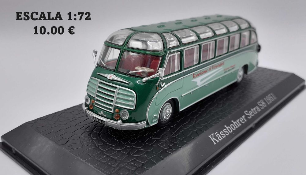 Autocarro em miniatura escala 1:72