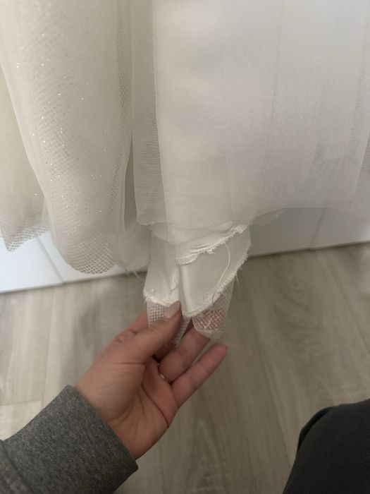 Suknia ślubna + długi welon