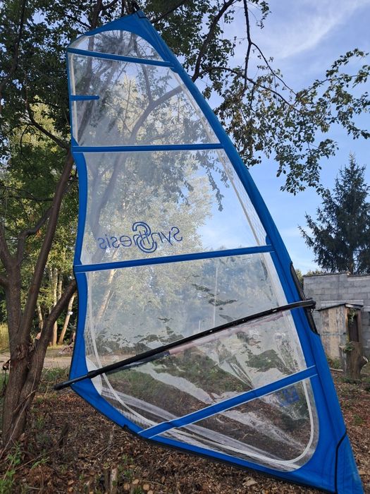 zestaw windsurfingowy deska żagiel maszt