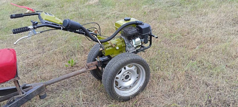 Мотоблок с прицепом