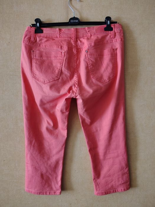 Morelowe rybaczki jeansowe Plus Size