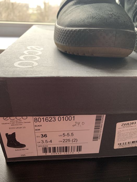 Зимові чоботи ЕССО 36р