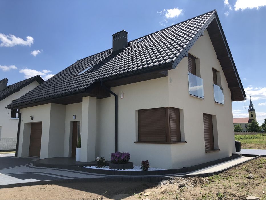 TYNK NATRYSKOWY  elewacyjna podbitki PCV  drewniane