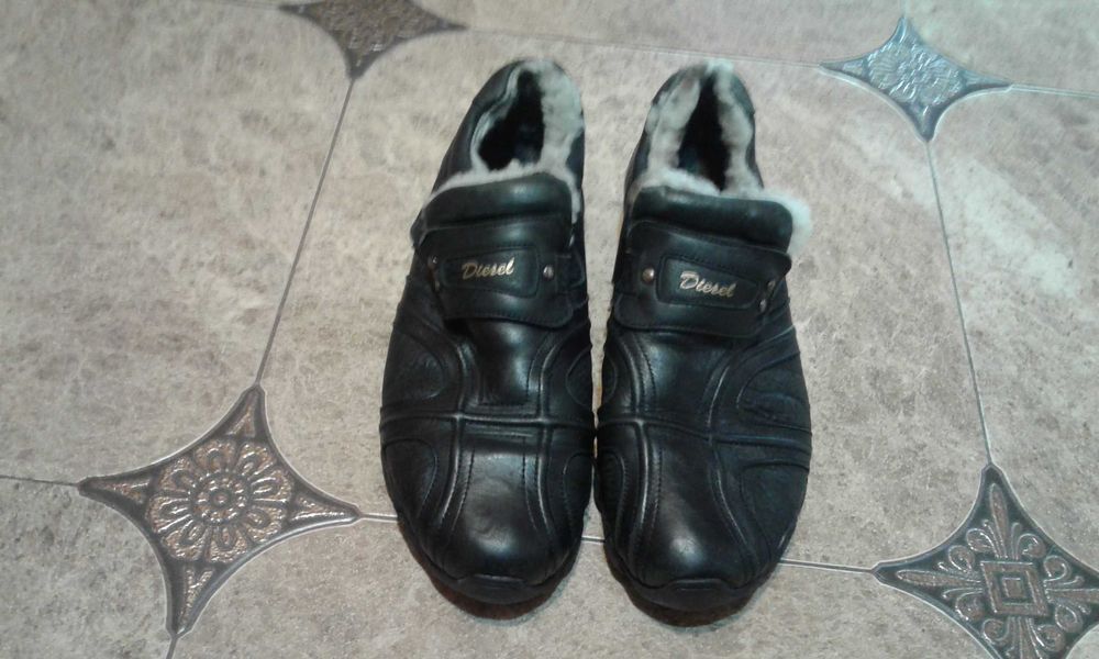 Зимние мужские кроссовки FERRARI натуральная кожа мех зима р.39,р.45