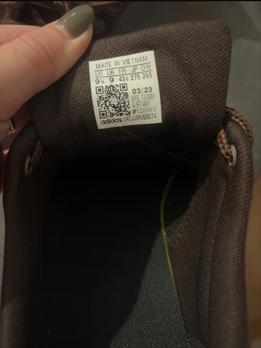 Adidas - Sapatilhas castanhas