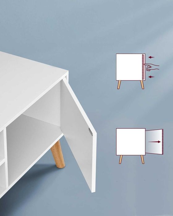 Nowa szafka pod telewizor / komoda / półka / regał / VASAGLE !5968!