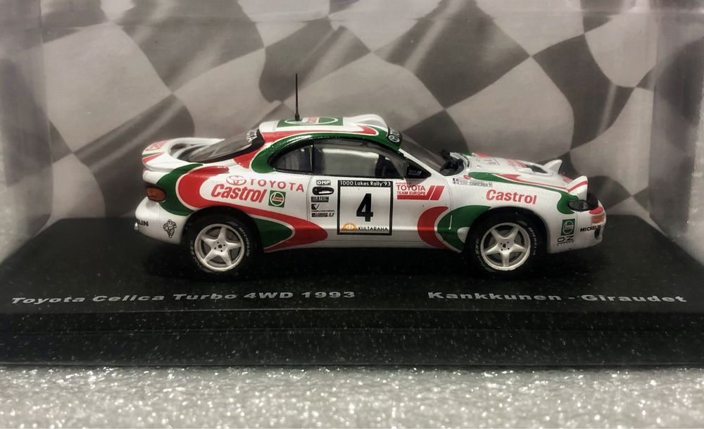 Miniaturas de carros de rali rally wrc