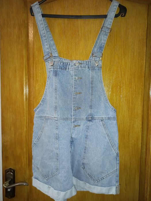 Джинсовый комбинезон