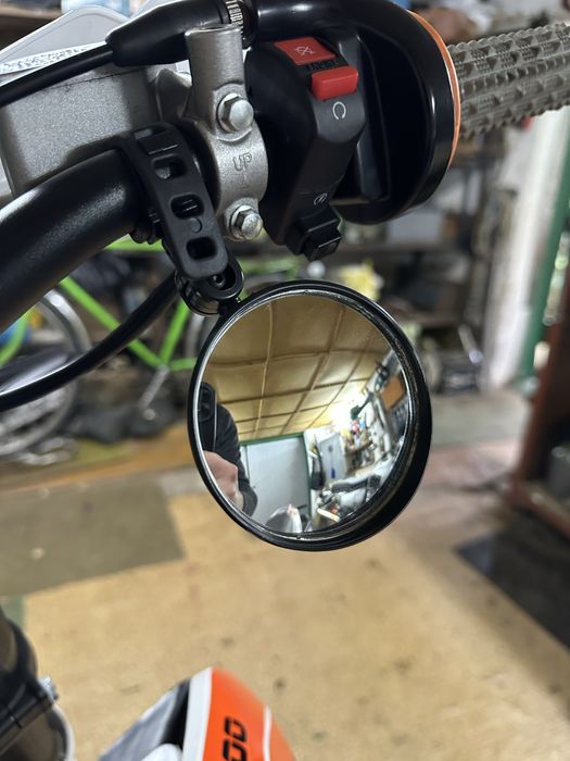 Панорамні дзеркала заднього виду на руль мотоцикла (круглі) | ОПТ