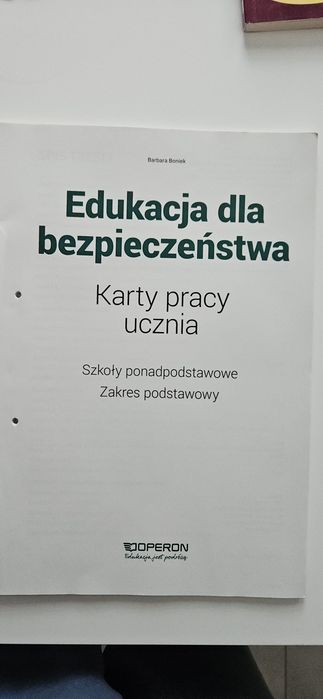 Edukacja dla bezpieczeństwa-karty pracy.
