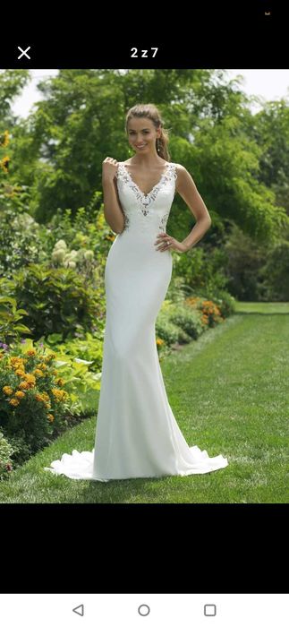 Suknia ślubna Justin Alexander Sweetheart 11023, gratis welon