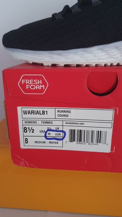 Sneakersy nowe damskie New Balance w pudełku rozmiar 40