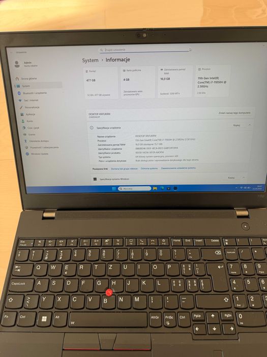 Lenovo ThinkPad T15p G2