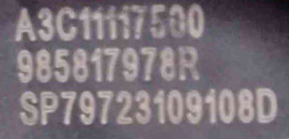 Sensor de Impacto / Colisão 985817978R - RENAULT CLIO V