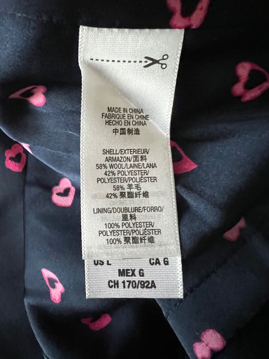 Синє демісезонне пальто Juicy Couture L оригінал