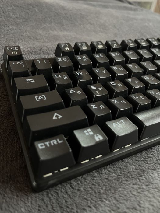 Klawiatura mechaniczna gamingowa na Blue Switchach REAL-EL M28 TKL RGB
