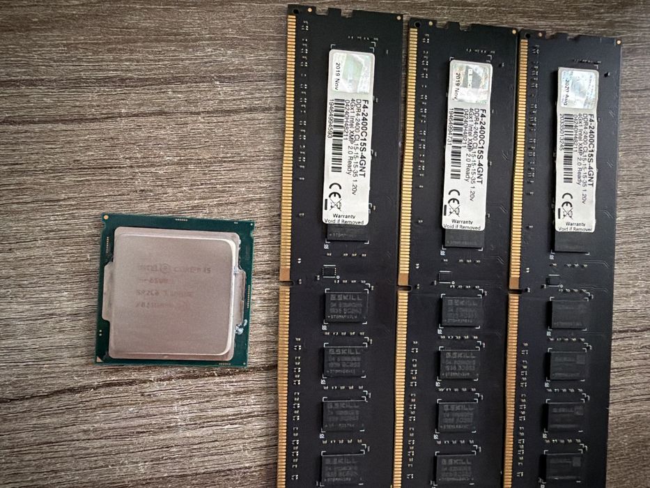 I5 6500 oraz 3 kosci ram 4GB DDR4
