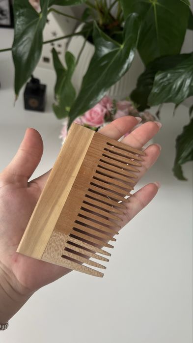 Расческа деревянна гребінець гребешок из