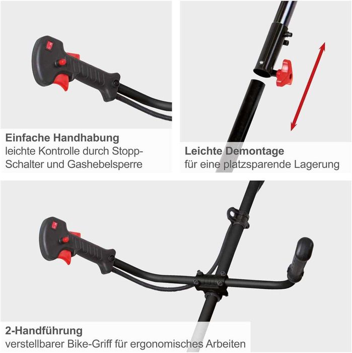 Бензинова газонокосарка 2 в 1 Scheppach BCH5200PB – тример