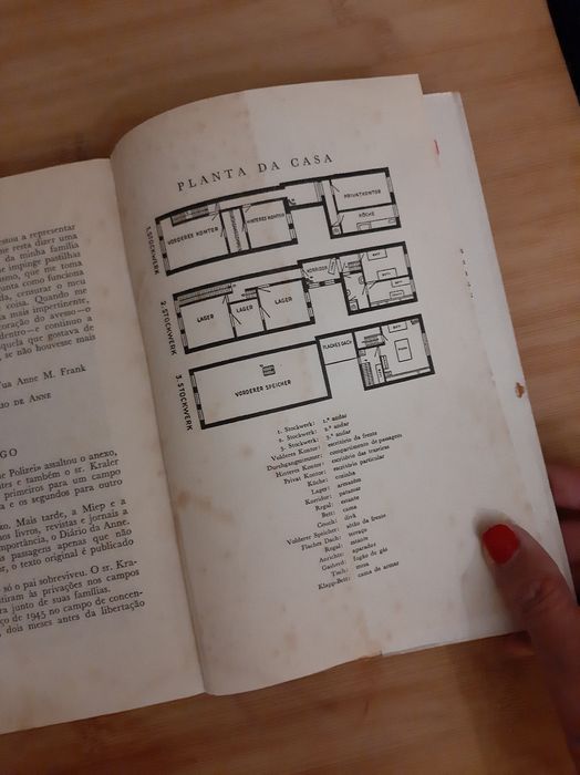 Livro "Diário de Anne Frank"