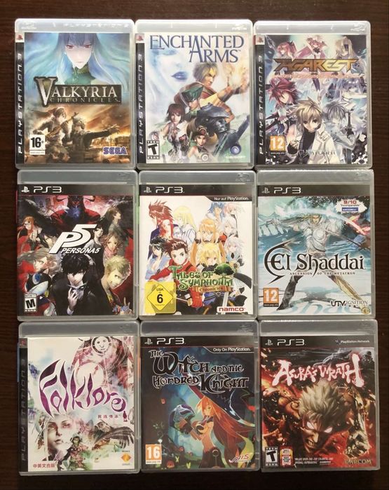 Sony PlayStation 3: Mortal Kombat, Tekken Persona Folklore Kkller is Dead, UFC Valkiria Fight Night Champion, Asuras Wrath Catherine Soul Calibur