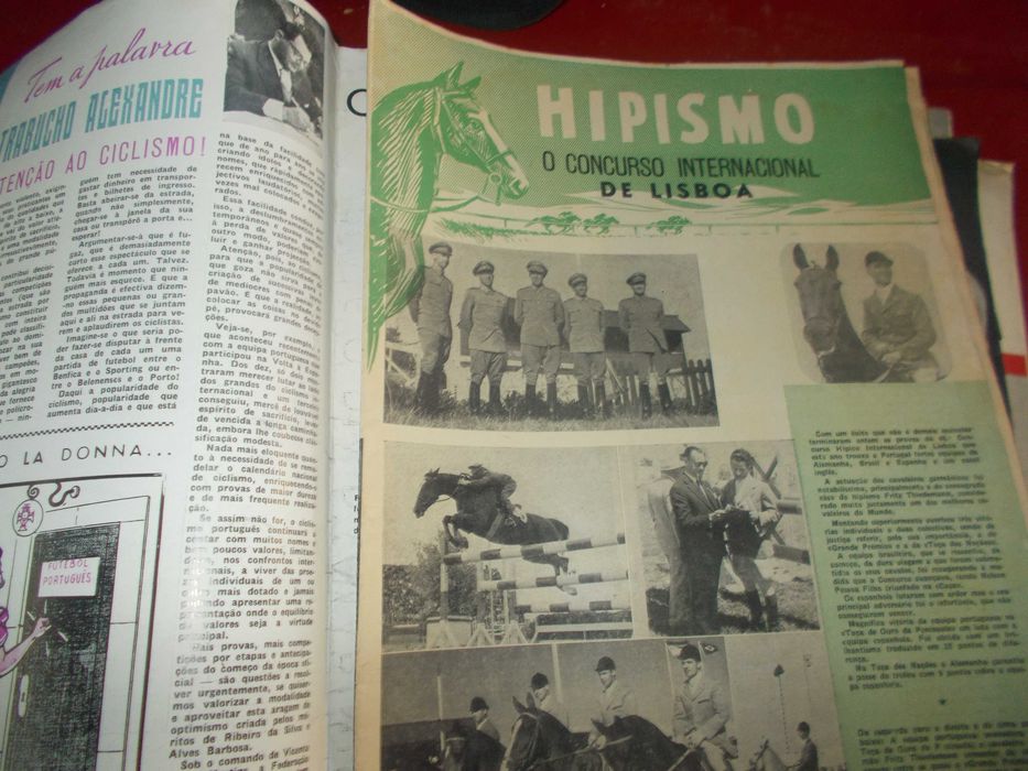 Sport Ilustrado 1957. Covilhã vs Setúbal. Benfica vence Barreirense .
