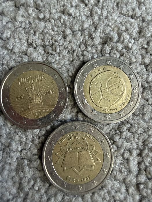Moedas 2 euros circuladas