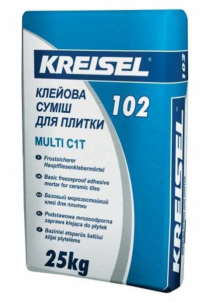 Клей для плитки Крайзель 102, 103, 104 Х