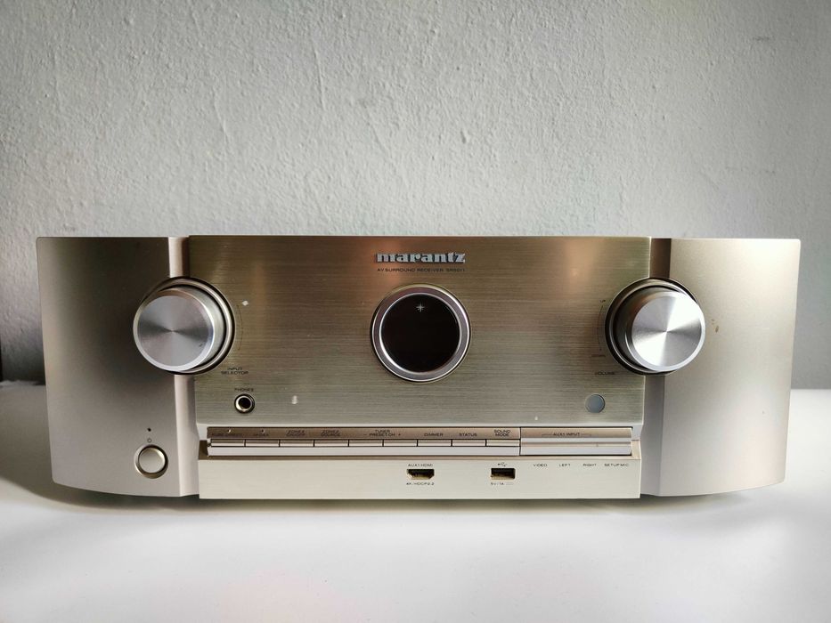 Marantz SR5011 amplituner AV srebrny, uszkodzony