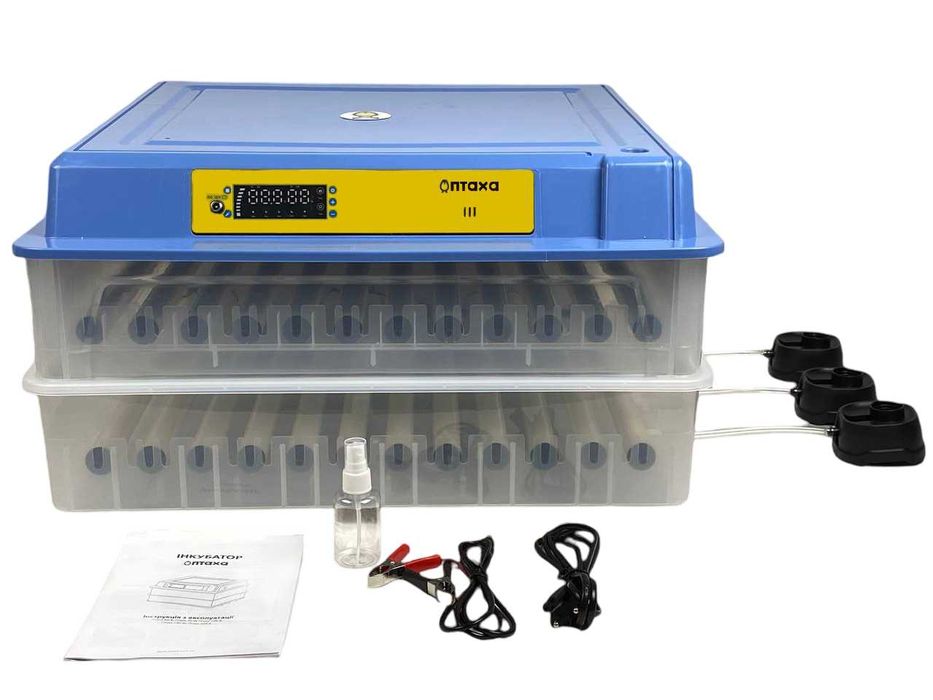 Інкубатор автоматичний Птаха 200-В (220В/12В) з вологоміром