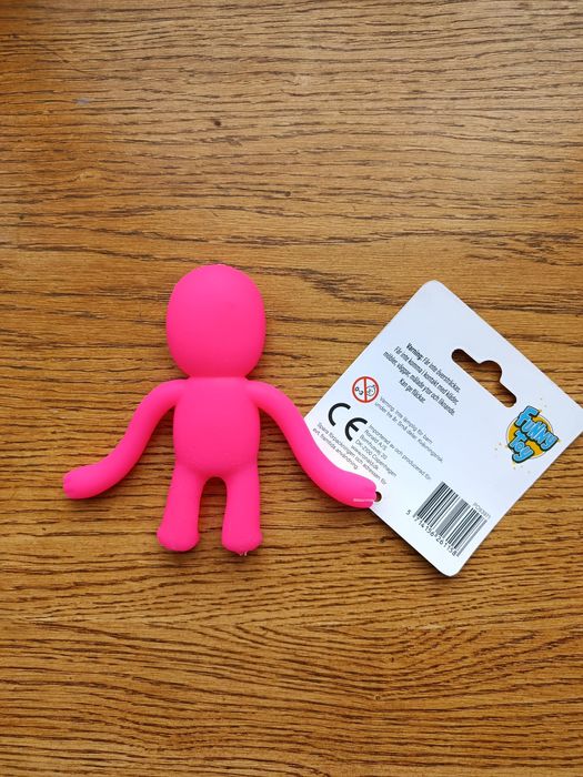 Іграшка-антистрес "Гнучкий чоловічок", рожевий