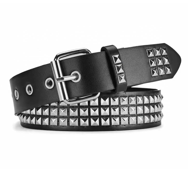 Pasek gotycki ćwieki opium alternative y2k ghotic