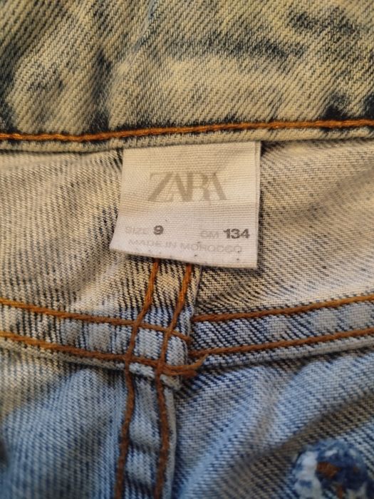 Spodenki jeansowe chłopięce ZARA  rozm 9/134cm