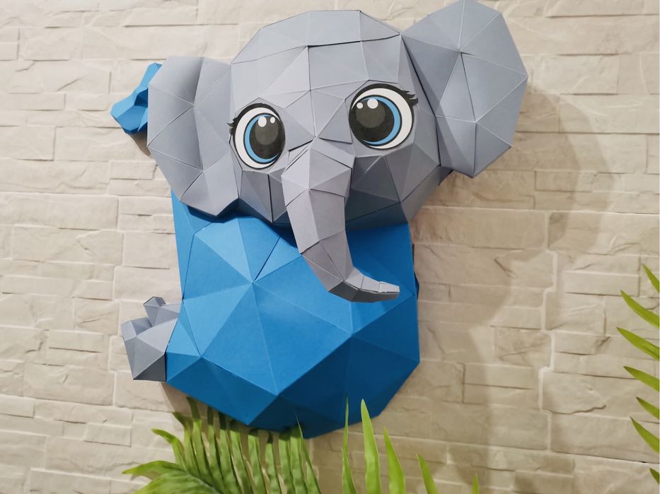 Papercraft Modelo 55 - Bebé Elefante