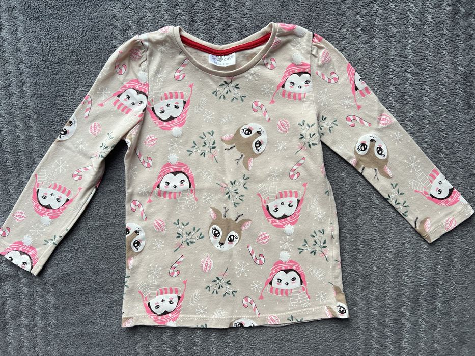 Bluzki świąteczne na dziewczynkę r. 98