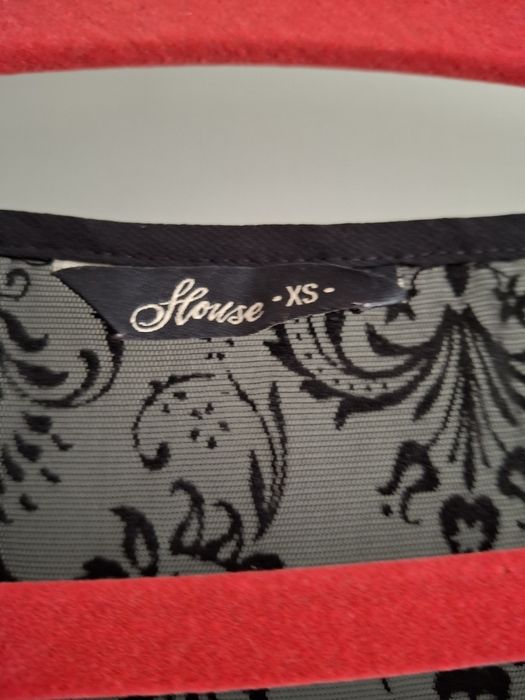 Czarna sukienka krótki rękaw Hause XS damska