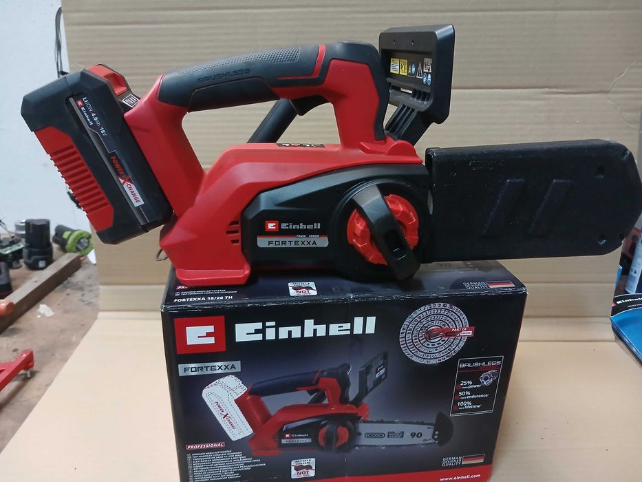 Motoserra einhell 18v com bateria