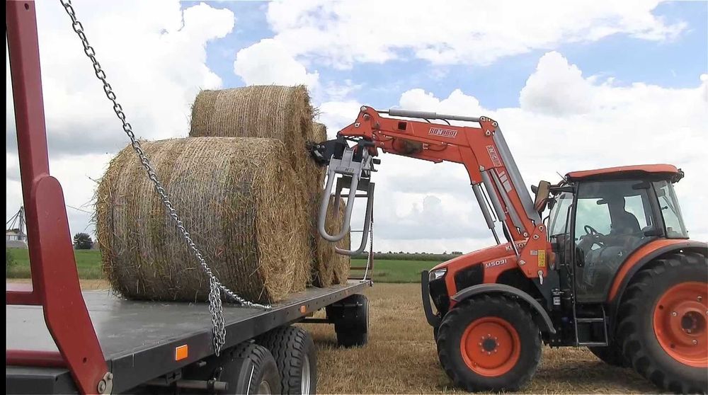 Osprzęt do ładowacza i ładowarki ! Chwytak wielofunkcyjny  bel SONAROL
