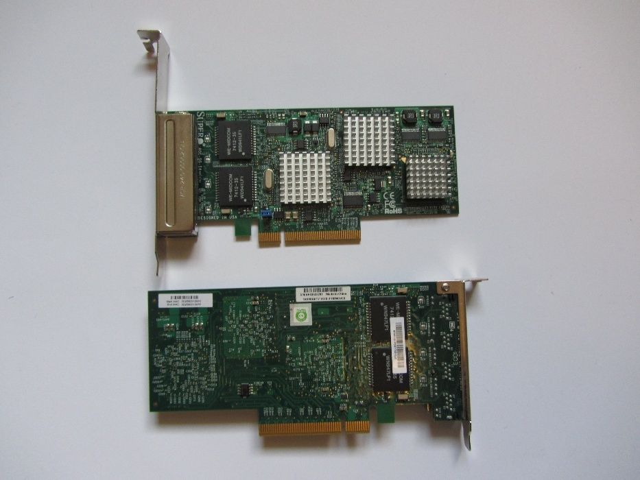 Intel ET Quad RJ-45 сетевая карта AOC-SG-I4 (82576, PCI-E, E1G44ET2)