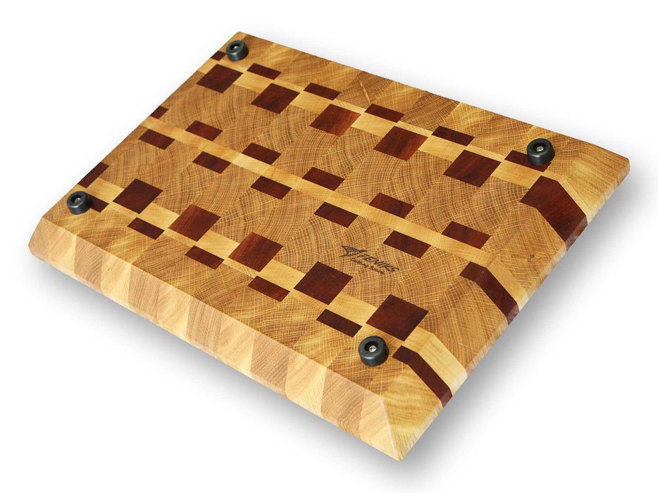 Deska do krojenia Sztorcowa - end grain Dąb 2 sztuki