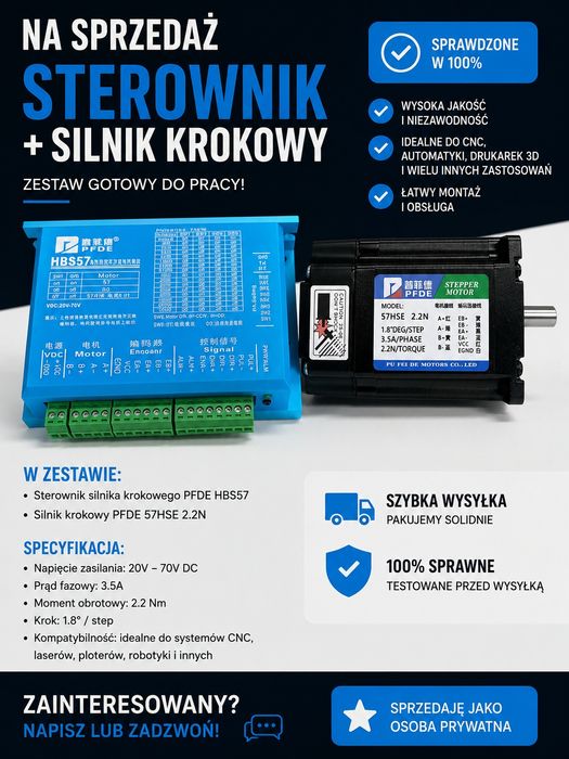 Silnik krokowy 57HSE