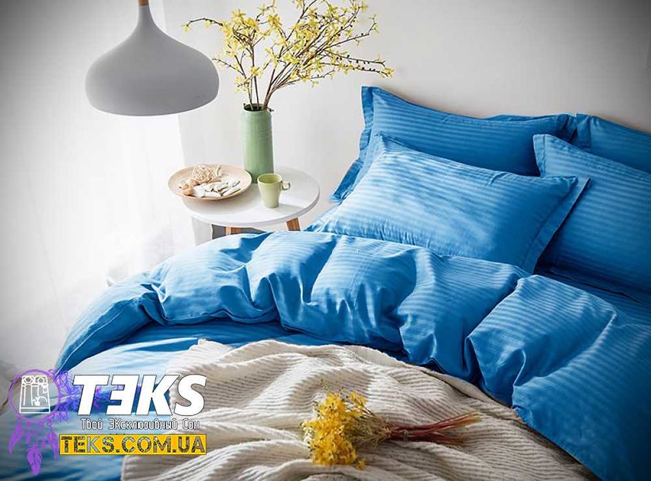 Страйп сатин, 100% хлопок, постельное белье, Страйп-сатин