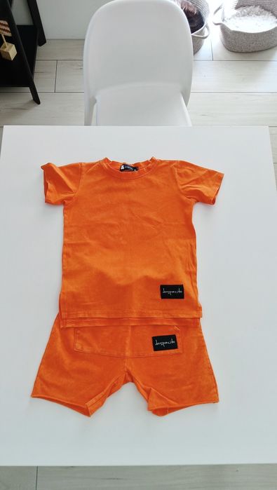 Komplet Despacito dekatyzowany pomarańczowy Orange 98 104