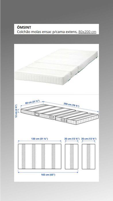 Cama criança extensível, colchão e móvel. OFERTA: Camiseiro