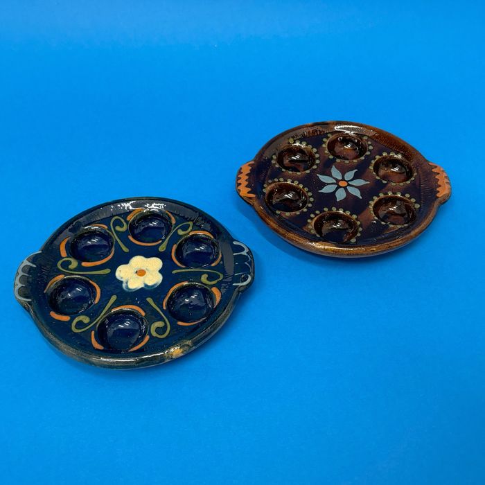 ceramiczne naczynia talerze na ślimaki escargot