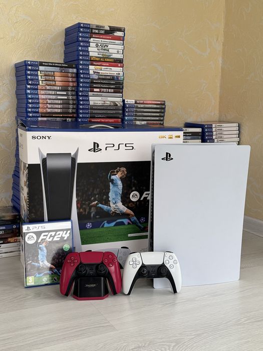 Playstation 5 825GB / Остання ревізія 2 Джойстика !