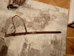 Pas oficerski wz.36 ciemny brąz